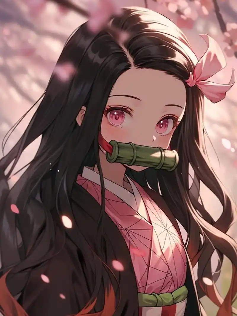 【鬼灭之刃】灶门祢豆子丨精美壁纸(下) 人类姿态 祢豆子变为鬼之前的