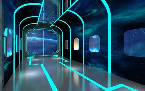 科技感通道设计效果图