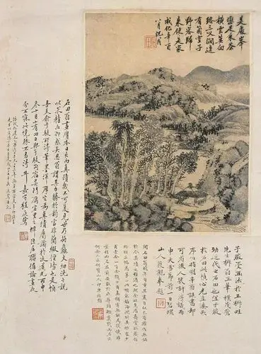 沈周的山水画,真难得!