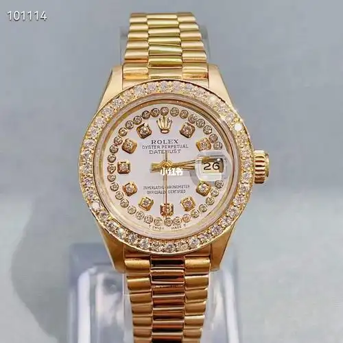 rolex 劳力士 日志型69178女士腕表 18k黄金女金劳