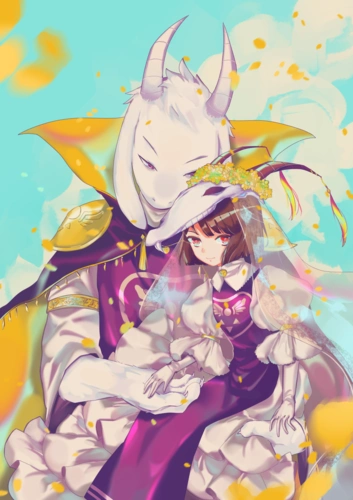 undertale传说之下精美人物图包charaasriel第2期