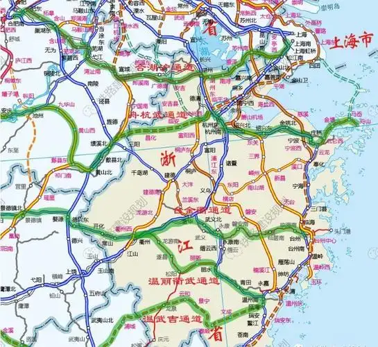 盼望已久的沿海铁路通道有消息了!浙江拟构建"五纵五横"十条客运通道!