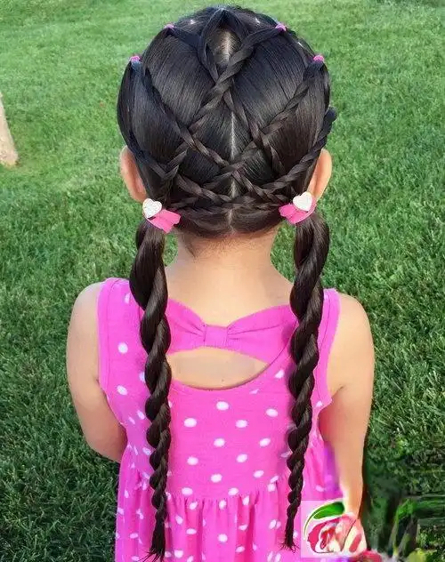 【图】九款最新小女孩编发 2021时尚儿童编发大全_时尚发型_发藏网