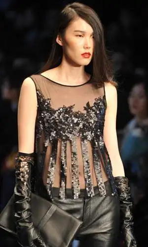 中国国际时装周模特透视装成亮点