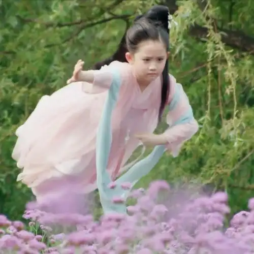 文柏硕 小戏骨之八仙过海何仙姑汉服