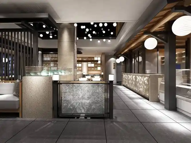 良合装饰内蒙古烧烤店装修效果图