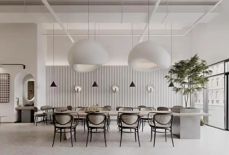 现代咖啡馆 - 效果图交流区-建e室内设计网