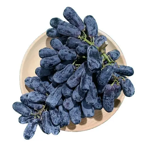 澳洲金手指黑提2斤装美人指葡萄黑手指进口拇指无籽提子新鲜水果