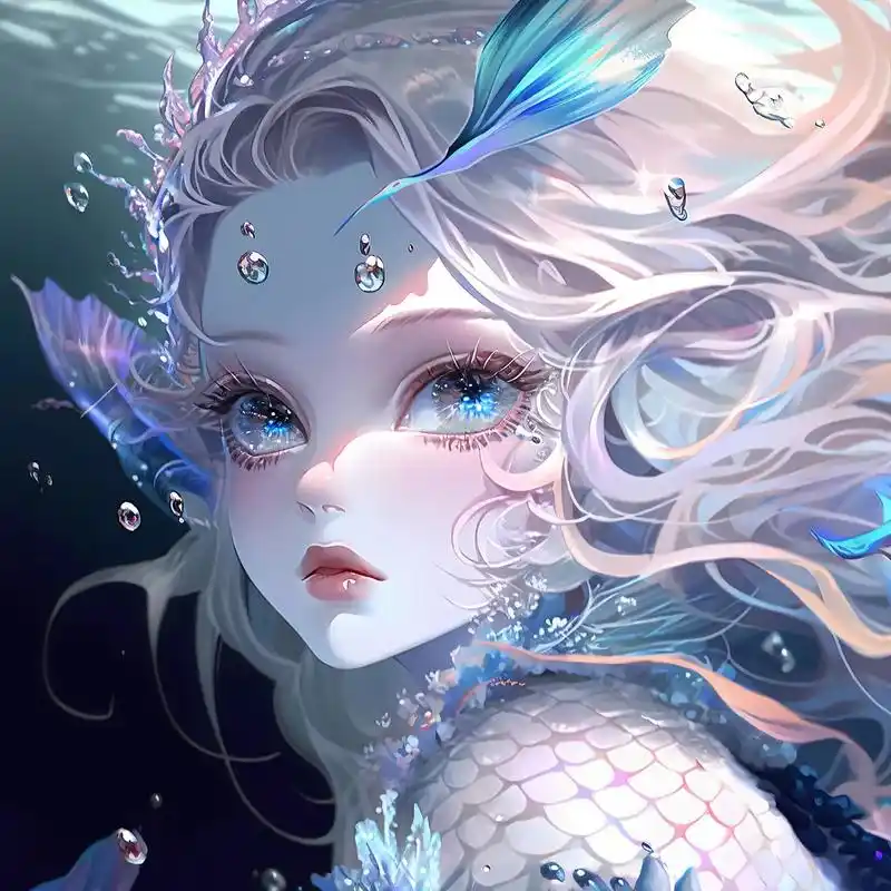 人鱼公主系列头像,让海洋治愈你.也许每个人内心深处,都有一个 - 抖音