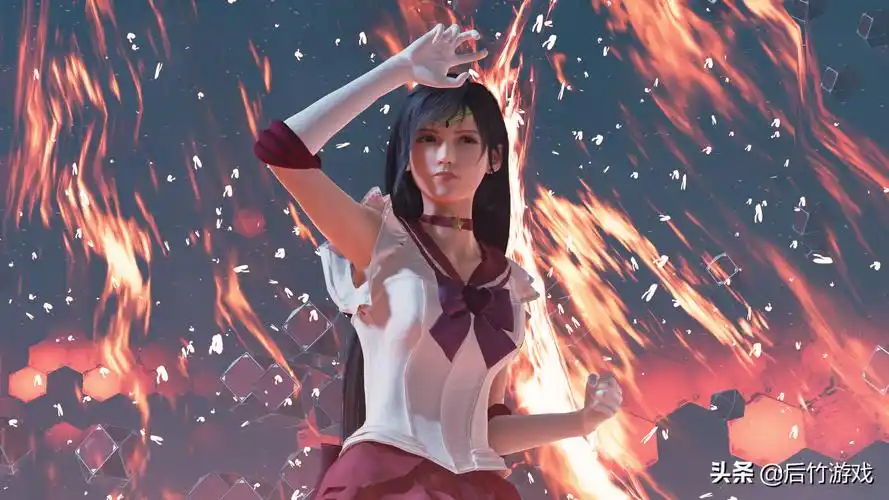 最终幻想7重制版蒂法mod三套衣服(蒂法美少女战士造型)|仙剑之家