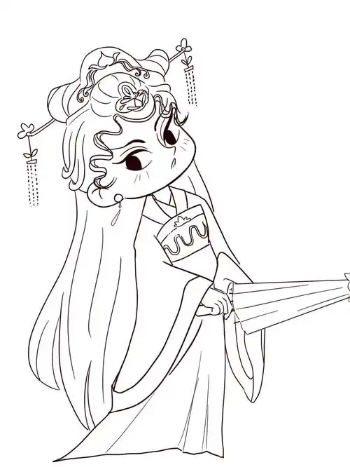 青城山下白素贞#画画的日常