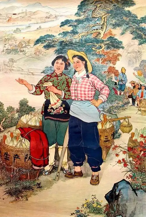 怀旧60年代的年画