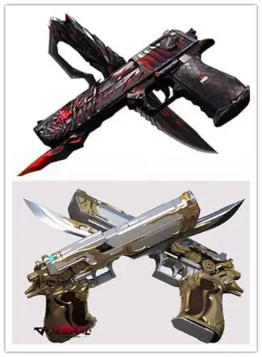 其次是ak系列,然后就是近身武器,但是使用频率很高的副武器竟然只有一