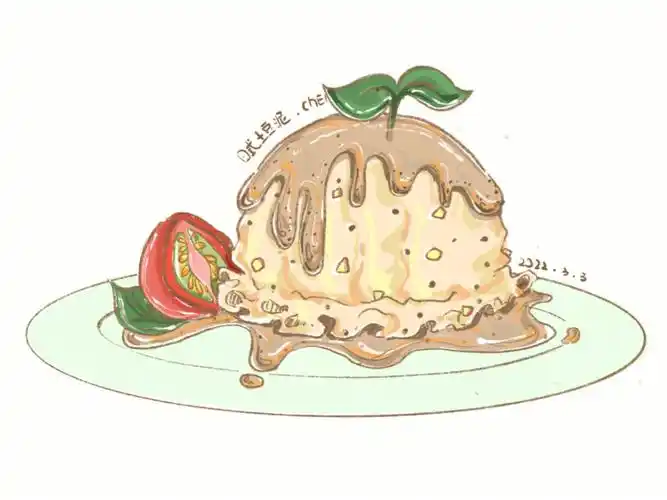 日式料理土豆泥沙拉过程图