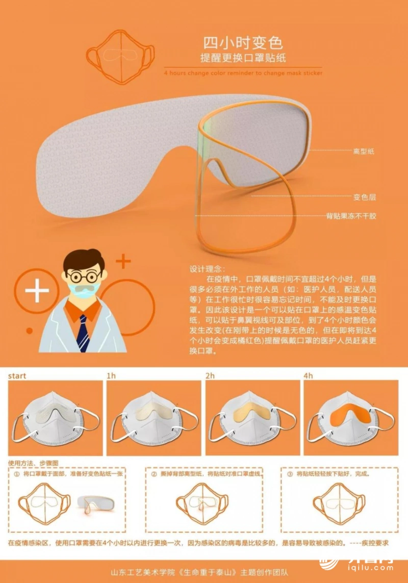 电灯可杀菌消毒山东工艺美院又推出一系列防疫产品设计