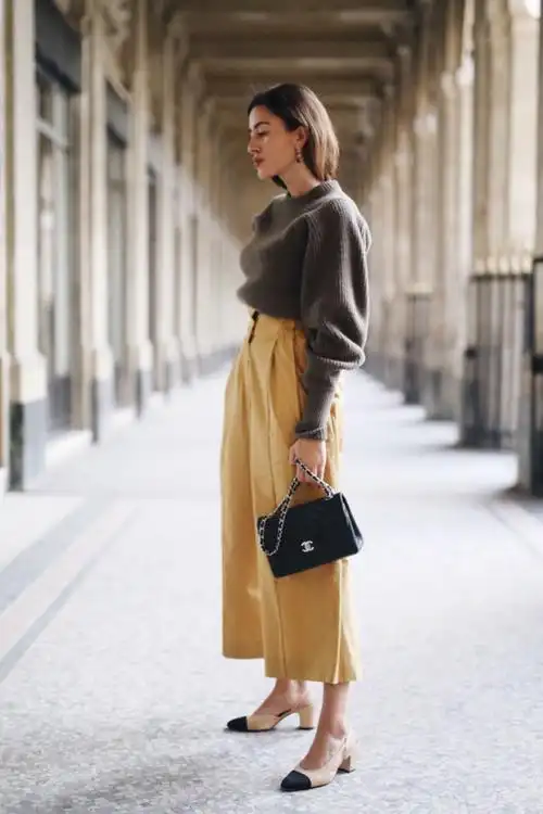 小个子女生想显高?阔腿裤春季穿搭实用指南请参考