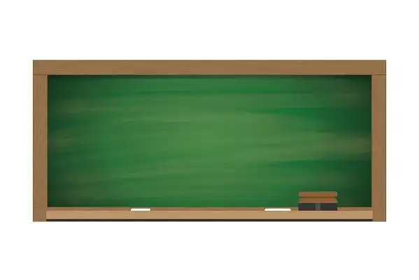 简约黑板开学季绿色黑板素材