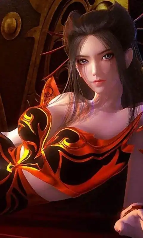 4张动漫《天行九歌》焰灵姬手机壁纸图片大全(2)