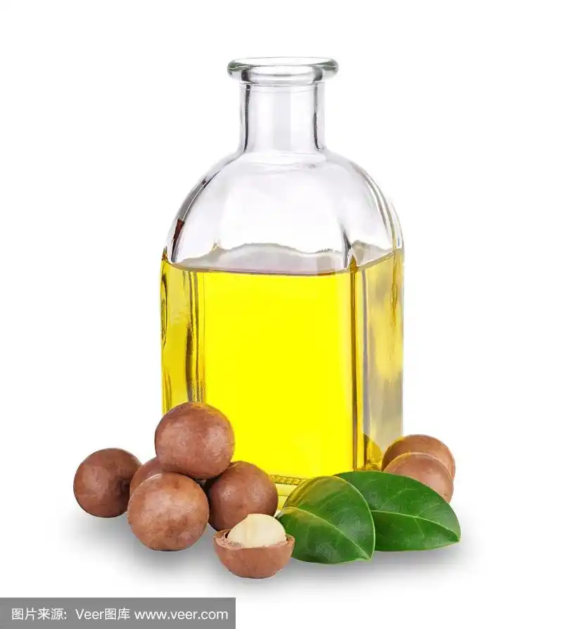瓶装澳洲坚果油和坚果