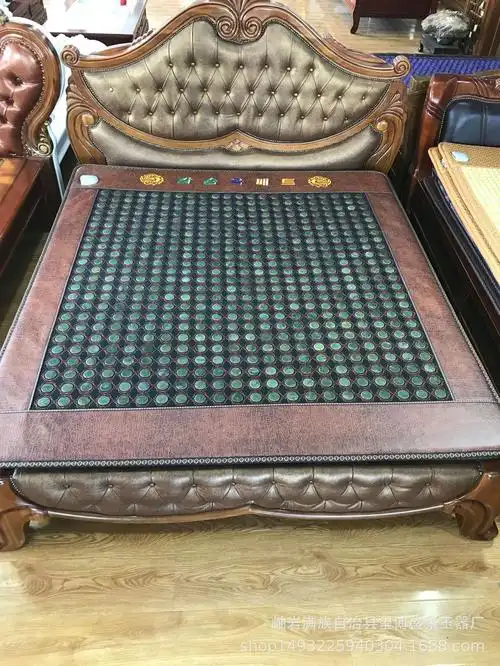 玉石床垫电加热理疗保健双温双控岫玉家用能量托玛琳赭石砭石床垫