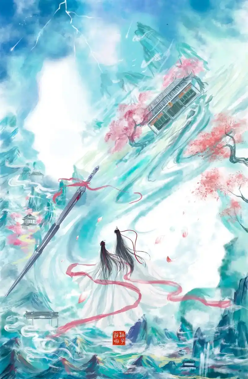 一壶酒.#创作灵感 愿求半世逍遥 #武侠#仙侠#古风插画#小 - 抖音