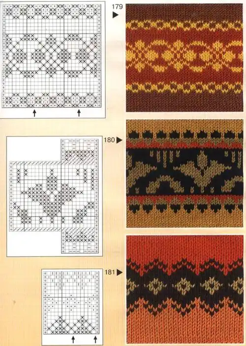 配色编织图案--有图解