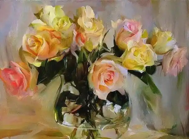 俄罗斯艺术家艾德米尔的油画,美得不可方物|艺术名画