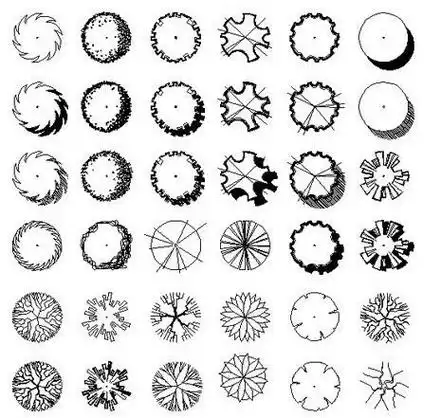 景观平面图植物图例集合.平面图图例集合分享#手绘 #景观手绘 - 抖音