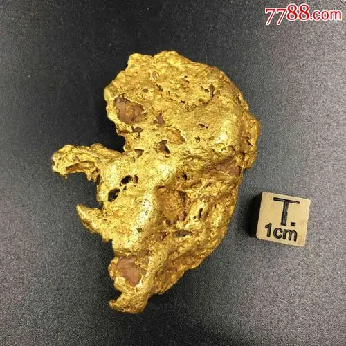 【kk陨石工作室】狗头金天然金块自然金原石98.97克