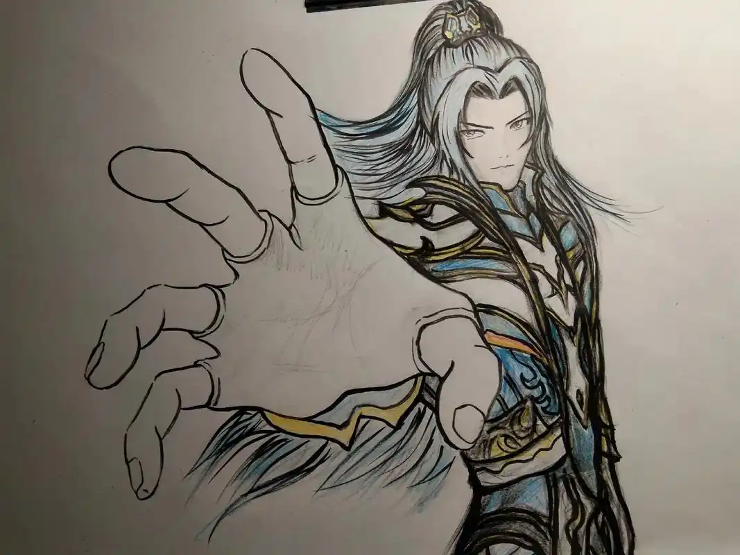 斗罗大陆手绘 #唐三手绘#画渣日常 #涂鸦 #原创绘画 # - 抖音