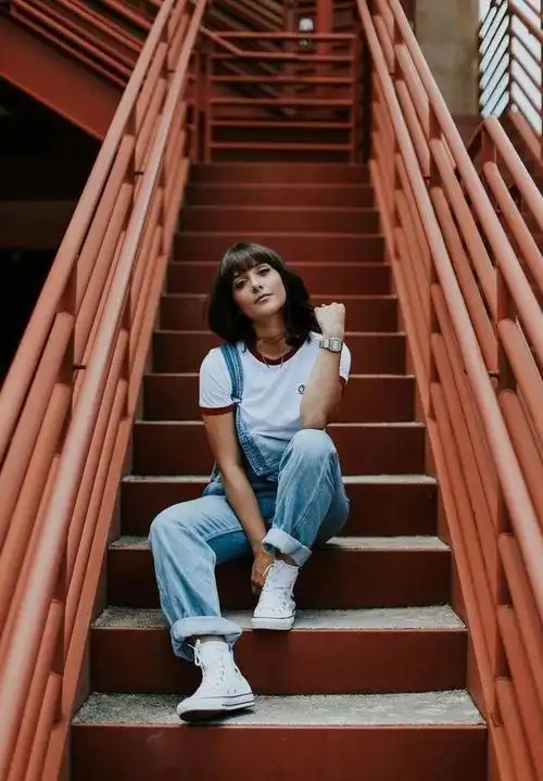 高帮帆布鞋怎么搭配衣服女,女生高帮帆布鞋怎么配裤子(六种帆布鞋穿搭