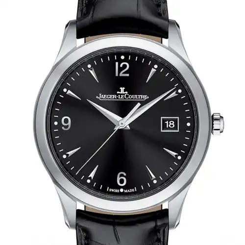 [9.5新]官方报价48600积家自动机械男表钢黑面日历