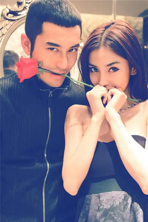 angelababy黄晓明公开恋情 明星情侣浪漫写真比拼(图)_新闻中心_中国