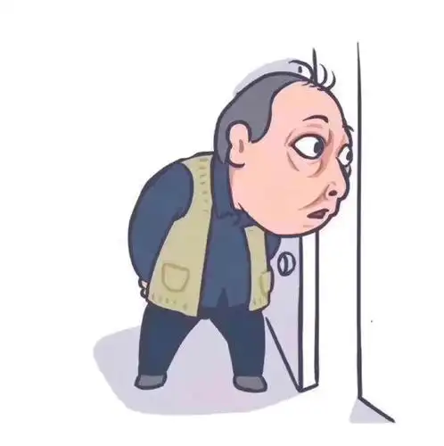 苏大强偷瞄的表情