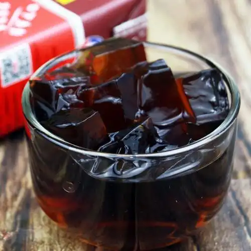 即食黑凉粉250g夏季解暑饮料晨光即食凉粉龟苓膏深晖凉粉250g24盒2箱