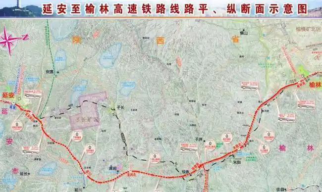 延榆高铁环评获批站点工期高清线路图进度这里全都有