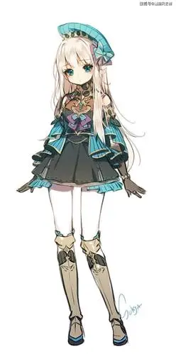 精选高清壁纸可爱女孩全身像动漫二次元