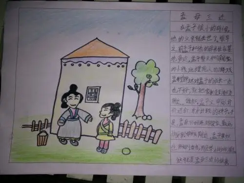 读写绘《孟母三迁》