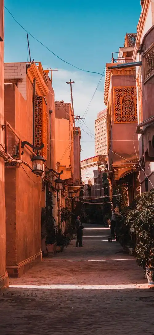 城市街道风景高清手机壁纸