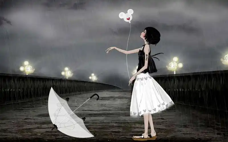 非主流女生伤感