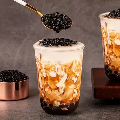 味道回黑糖珍珠粉圆800g快煮波霸原味网红脏脏奶茶店专用原料商用