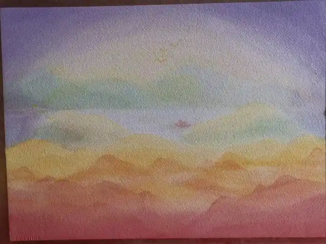 华德福的艺术教育湿水彩感官滋养