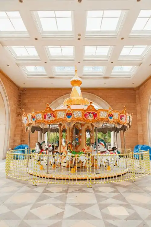 王子回家~还有门口的精灵飞椅和摆锤秋千也是乐世界的人气项目哦重要