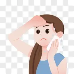 流汗卡通卡通流汗流汗人物中国