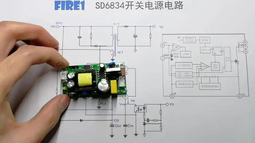 实用电路原理与应用-sd6834开关电源电路工作原理_哔哩哔哩_bilibili