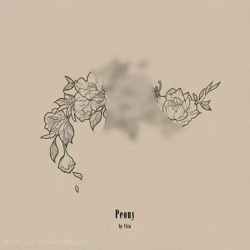 手臂元素:千屈草 鹤望兰原创纹身图案千屈草鹤望兰(已出)902021第