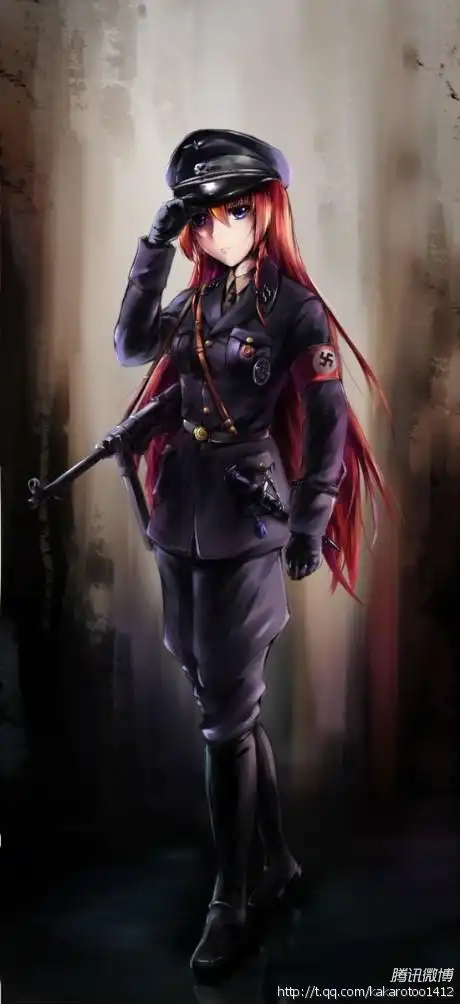 求纳粹二次元同人图