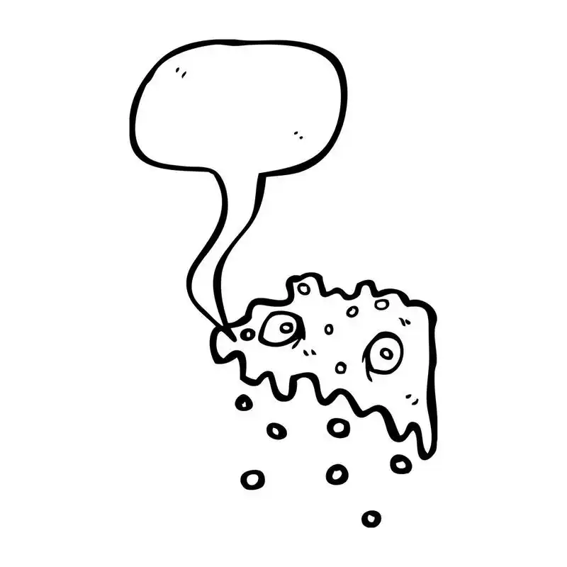 搞笑泥怪物,向量,在白色背景上的滑稽泥怪物卡通