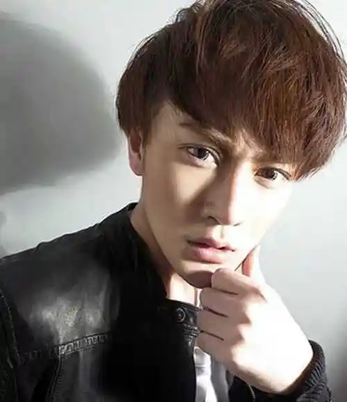 网络红人连勋修颜锥子脸发型推荐(3)