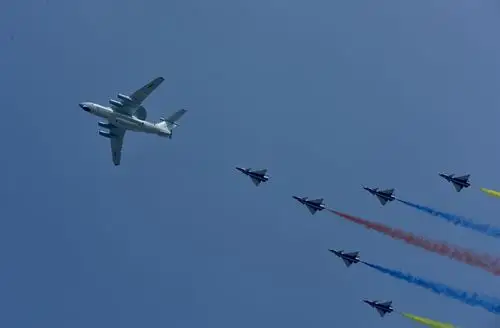 2019年9月22号,国庆节阅兵仪式第三次彩排—-飞机.